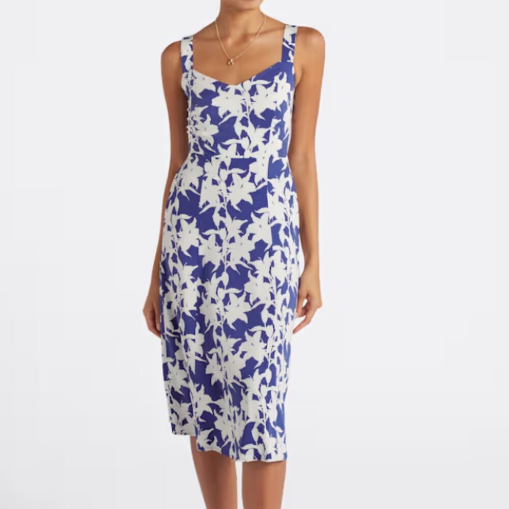 Genevieve Smocked Back Midi Dress